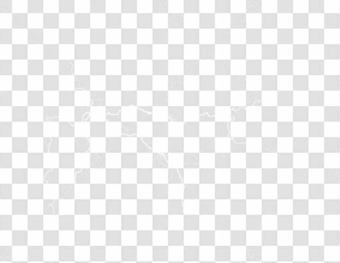 Elemento gráfico PNG com fundo transparente Raio