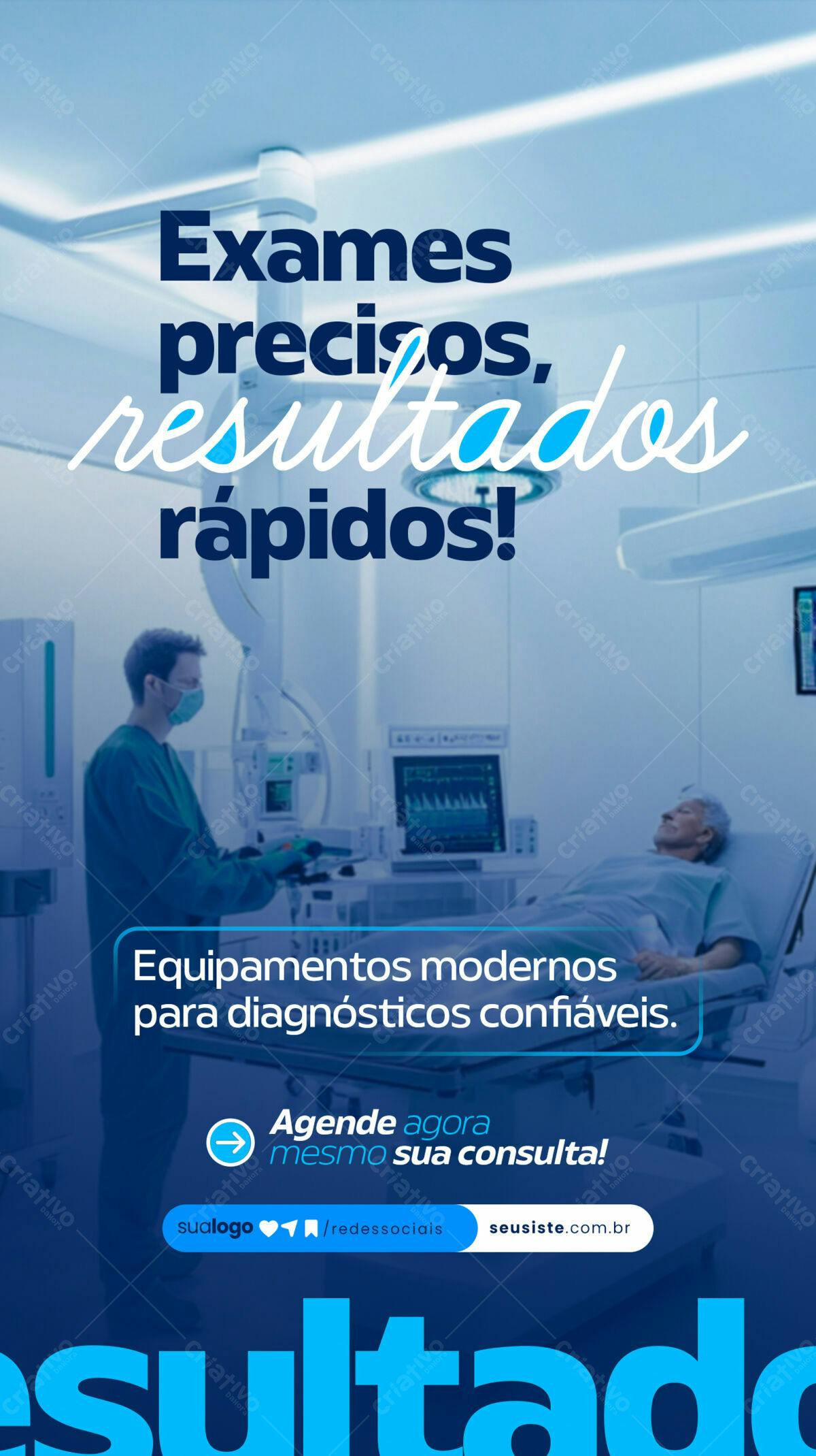 Flyer Médico PSD Editável para Consultório