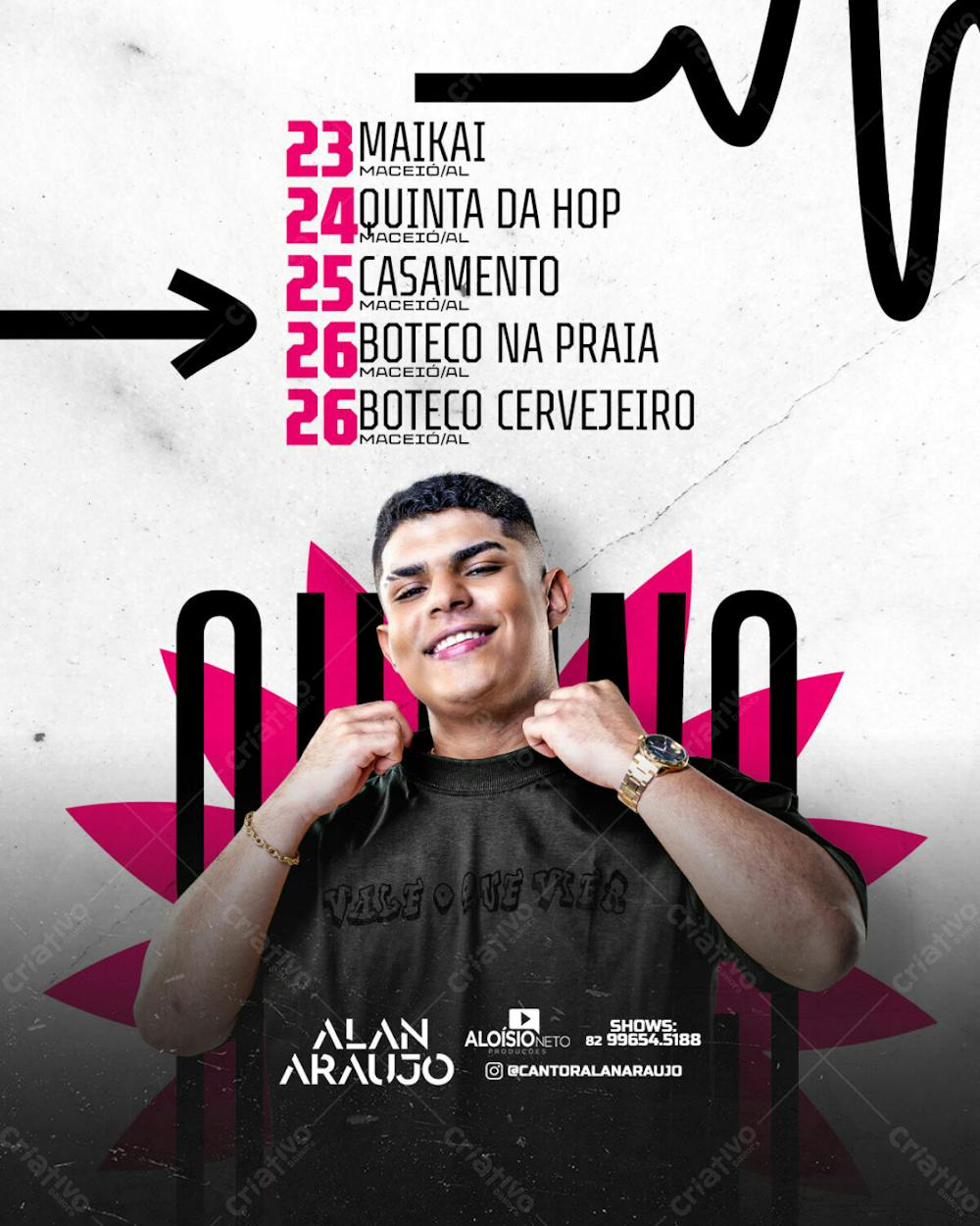 Agenda Semanal Janeiro - Alan Araujo