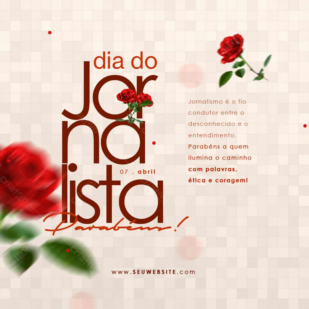 Dia Do Jornalista Dia 07 De Abril Parabéns 01