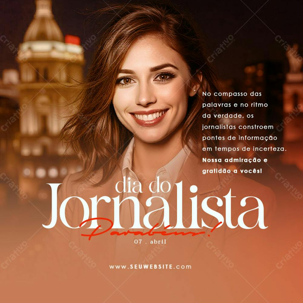 Dia Do Jornalista Dia 07 De Abril Parabéns 04