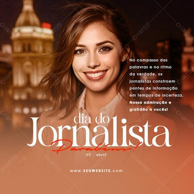 Dia Do Jornalista Dia 07 De Abril Parabéns 04