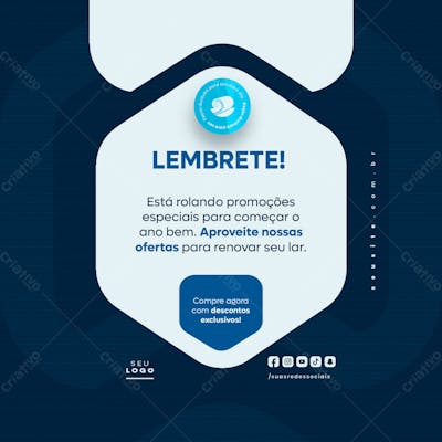 Cama Mesa E Banho Enxoval Feed Social Media Psd Editável
