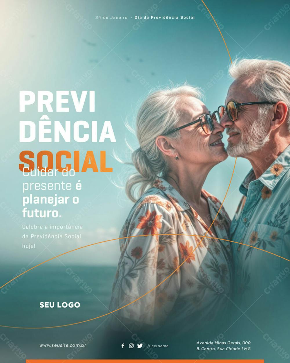 Psd Editável Dia Da Previdência Social Celebre A Importância Da Previdência 01 25