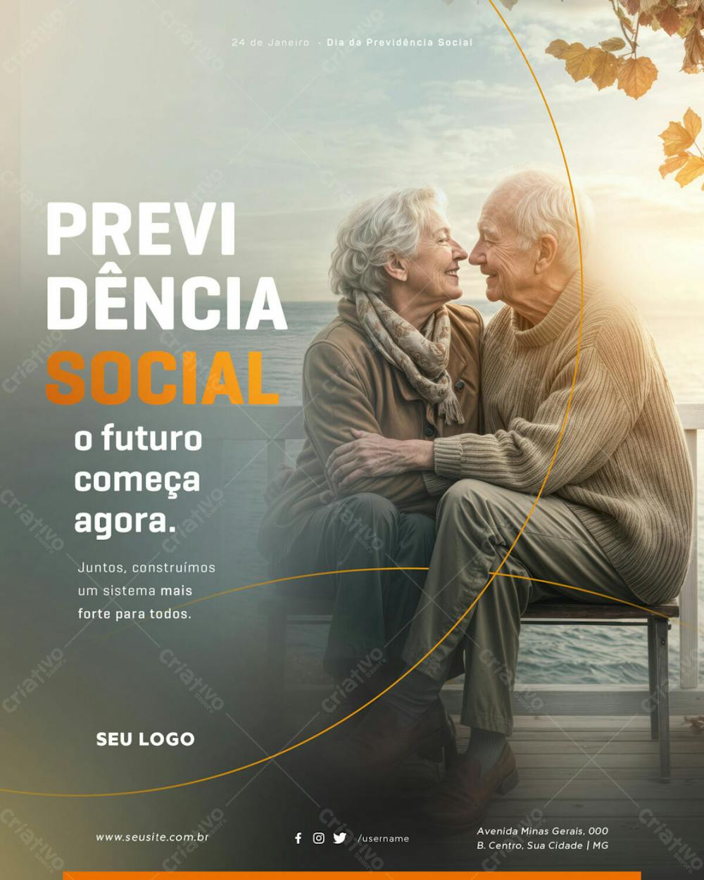 Psd Editável Dia Da Previdência Social O Futuro Começa Agora 01 25