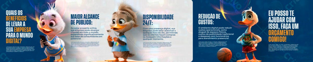 Banner para Marketing Digital PSD Editável
