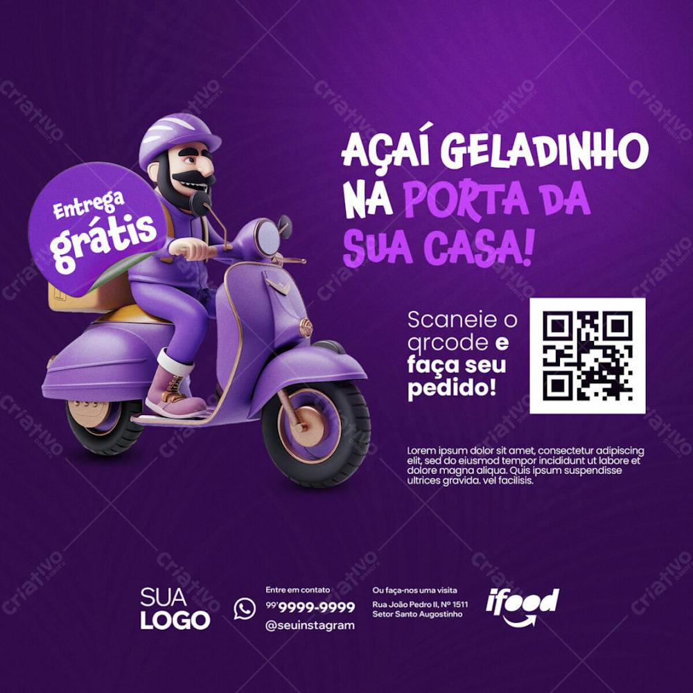Fazemos Entrega De Açaí