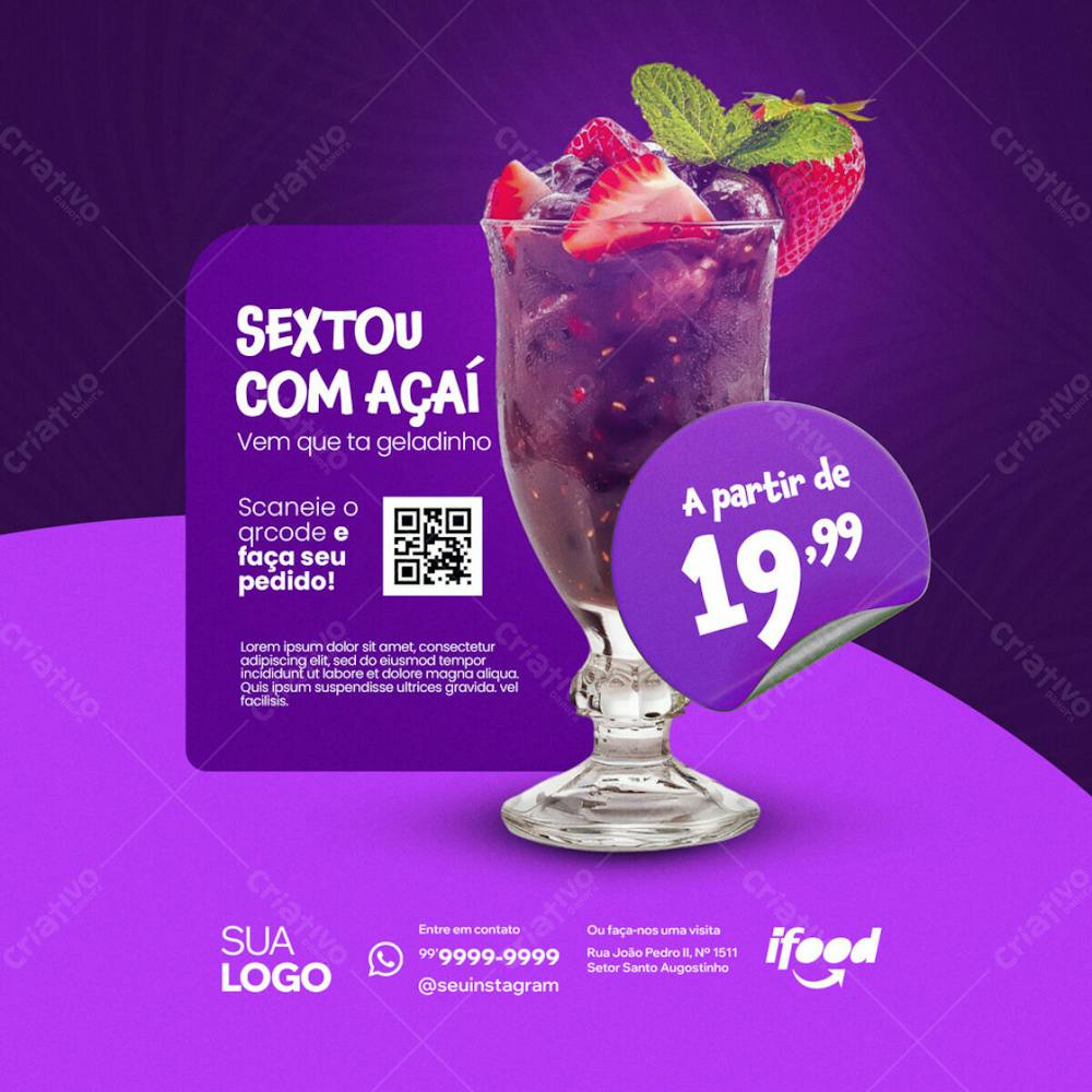 Sexta Feira É Dia De Tomar Açai