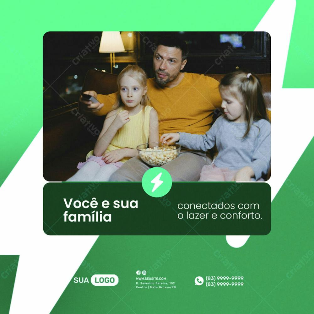 Voce E Sua Familia Conectados Com A Nossa Internet