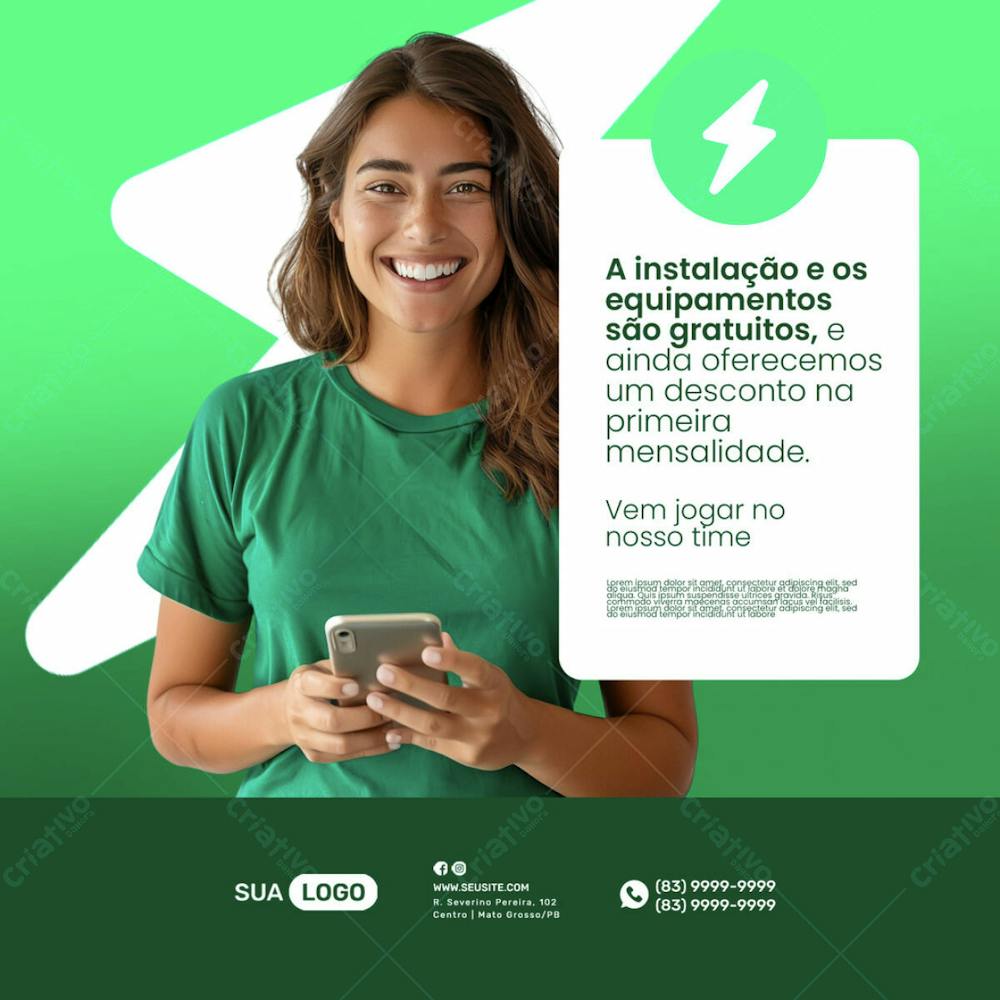 Instalação Gratuita, Internet De Qualidade