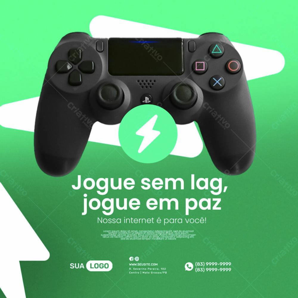 Jogue Sem Lag, Jogue Em Paz Provedor De Internet