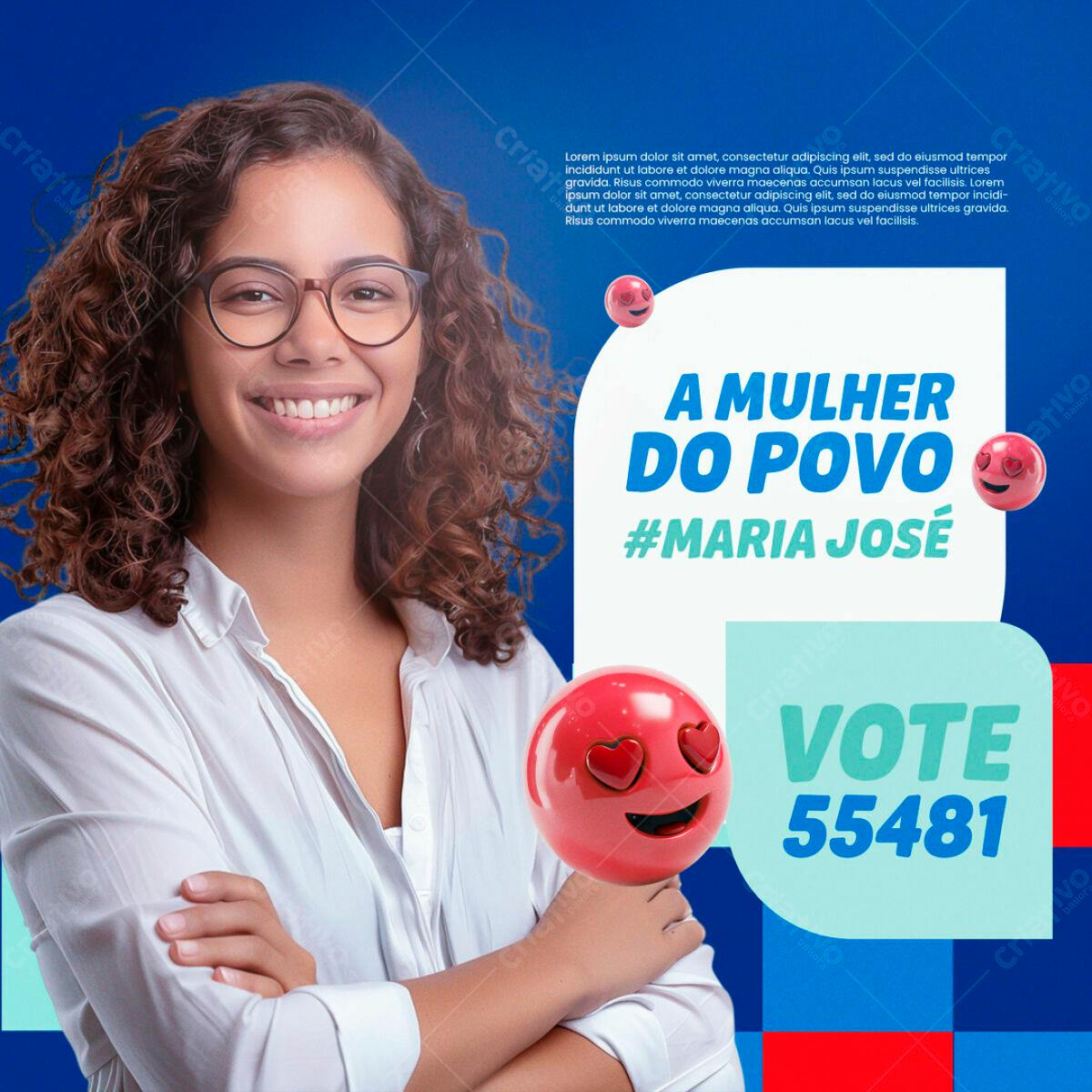 Postagem de Campanha Política PSD Editável