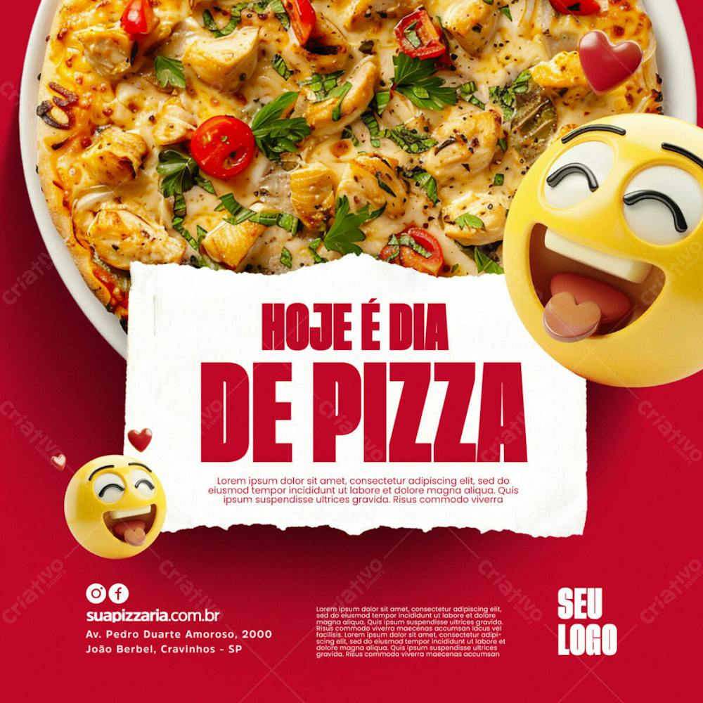Hoje É Dia De Pizza
