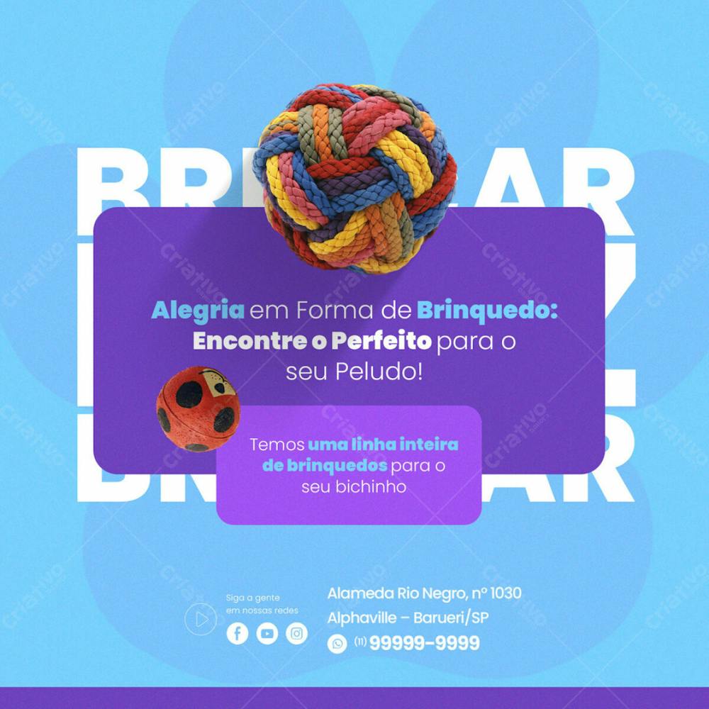 Alegria Em Forma De Brinquedo Pet Shop
