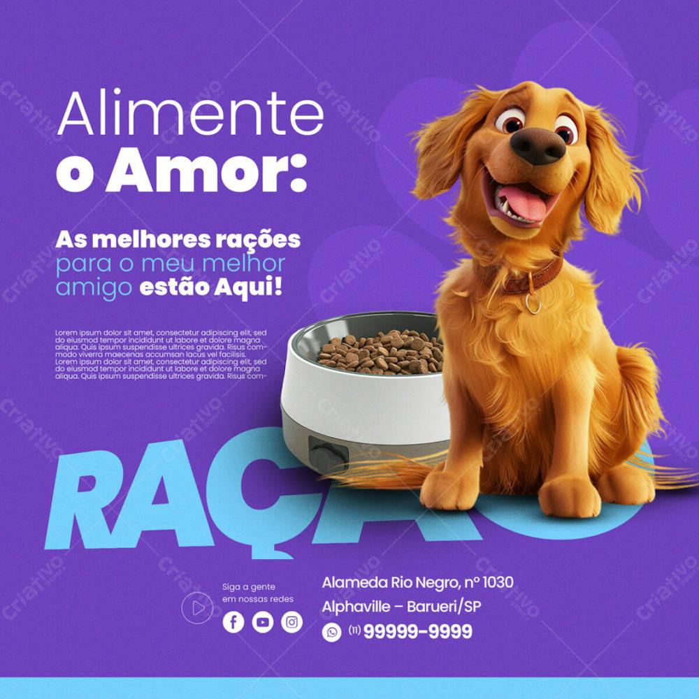 Alimente O Amor Temos Rações Pet Shop