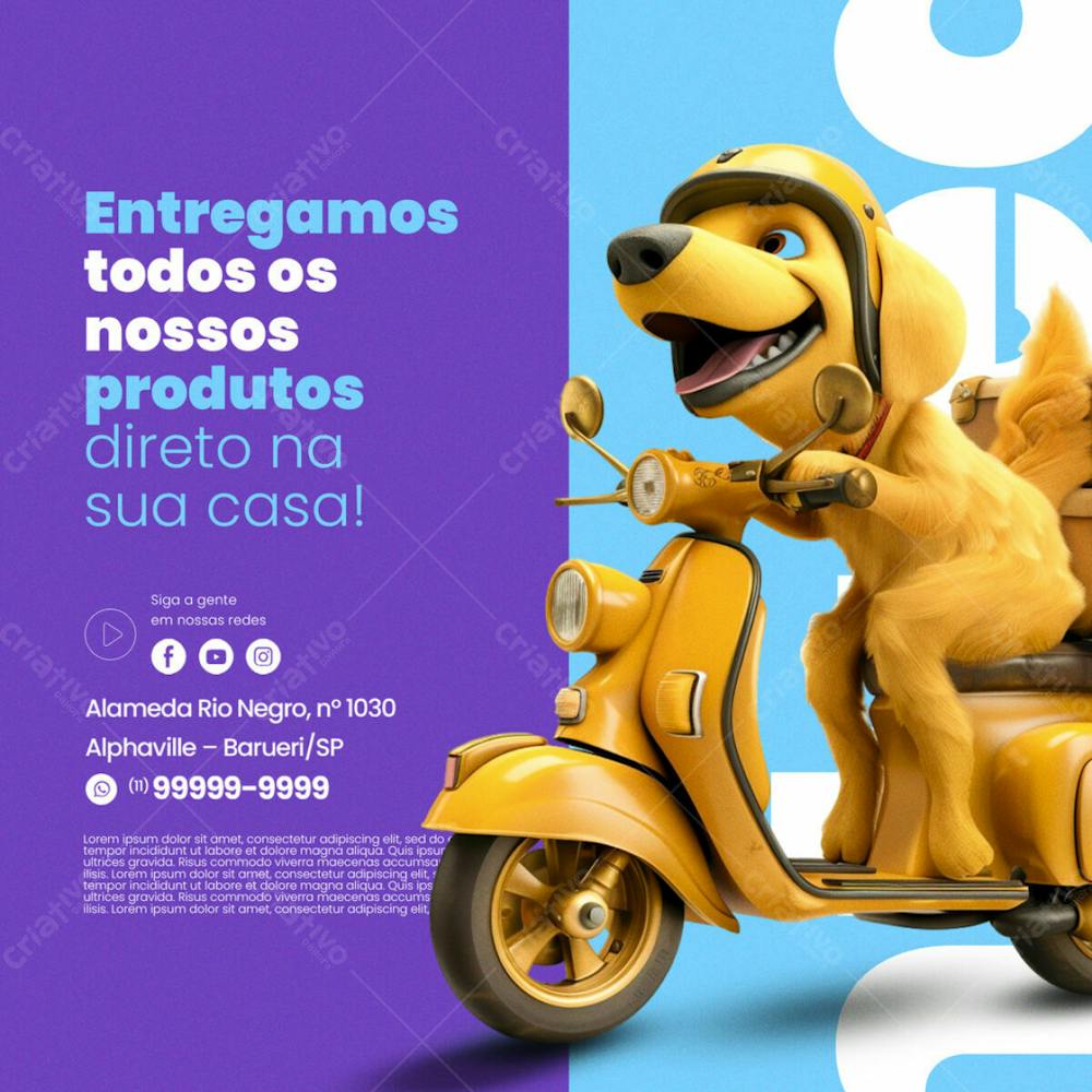 Fazemos Entrega Pet Shop
