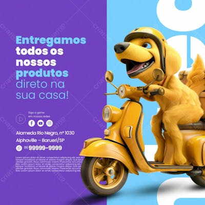 Fazemos Entrega Pet Shop