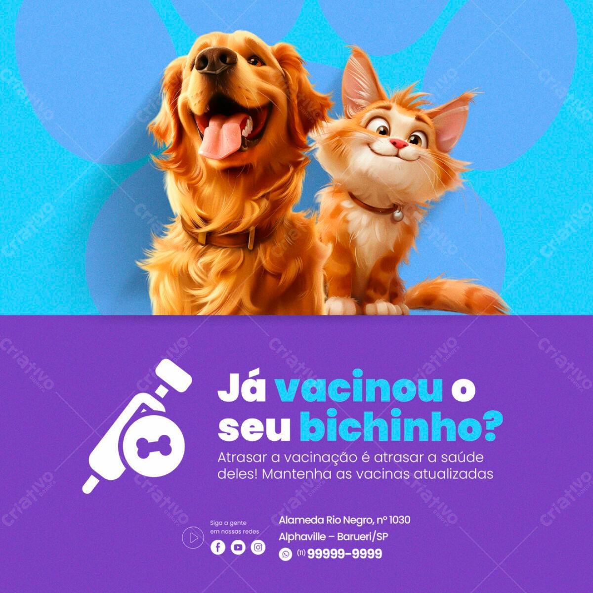 Post para Veterinária PSD Editável