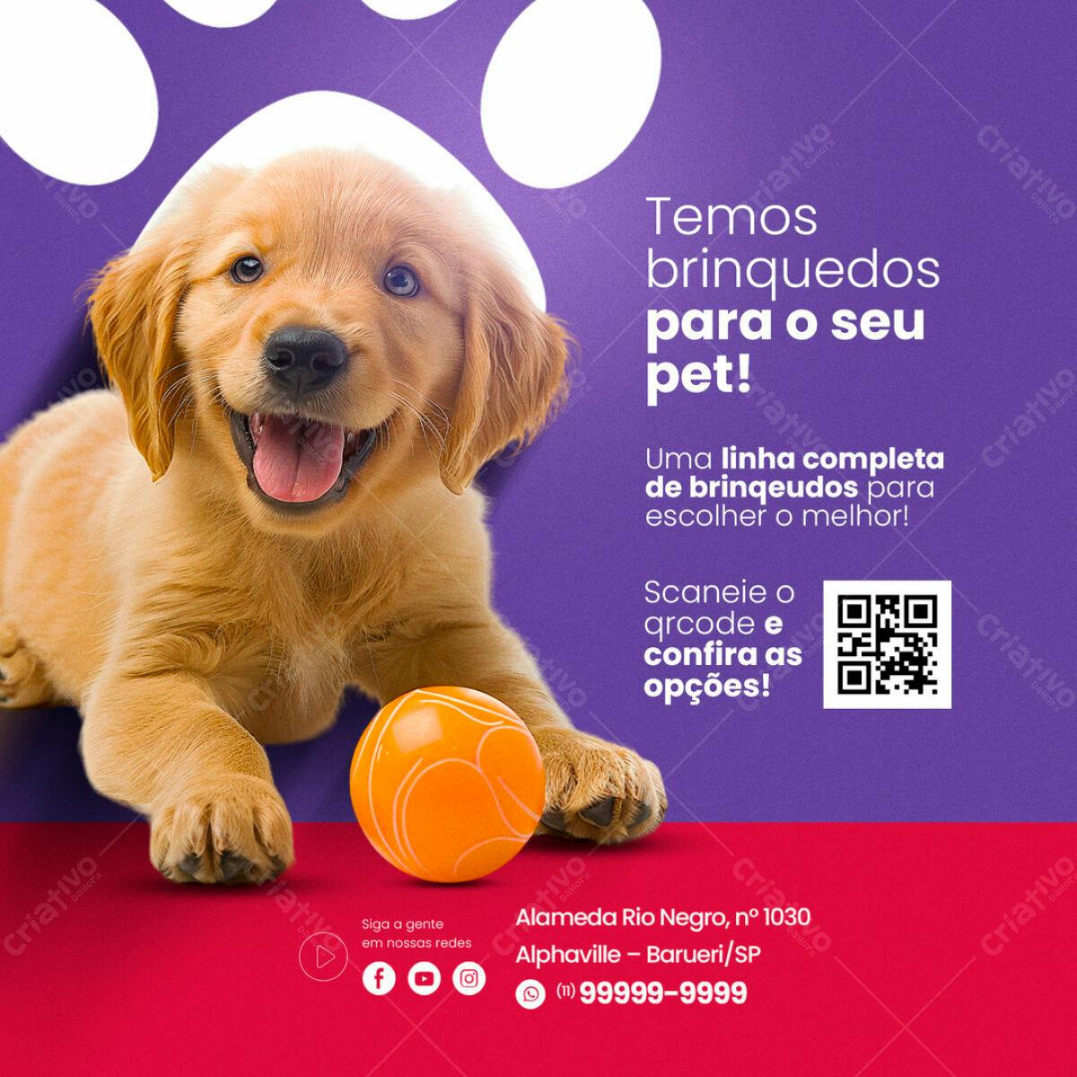 Post Pet Shop PSD Editável