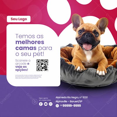 Pet Shop Cama Para Cachorro