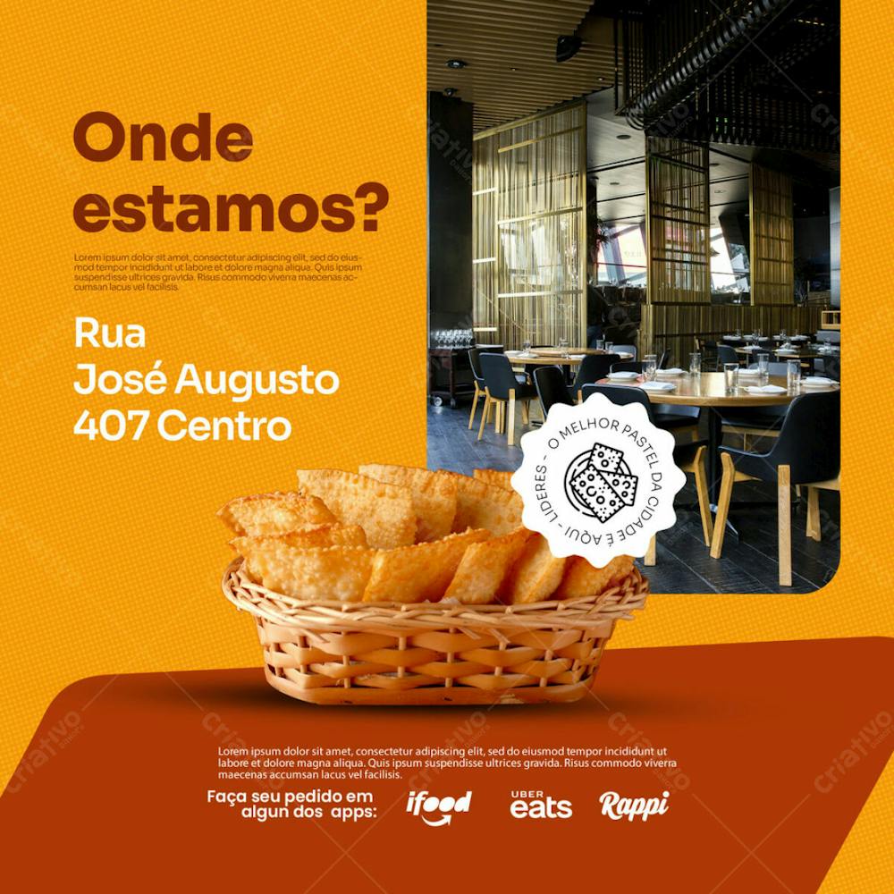 Pastel E Coxinha Onde Estamos Localizados