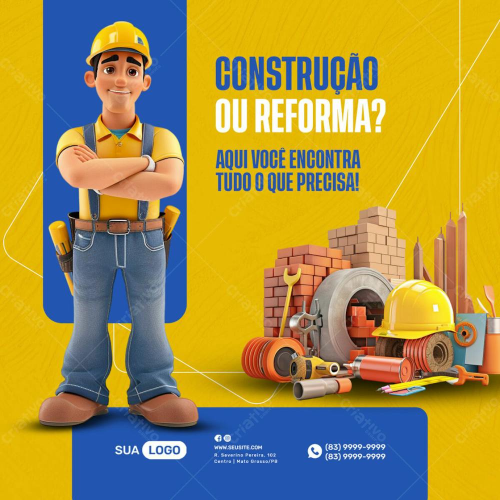 Material De Construção , Construção Ou Reforma