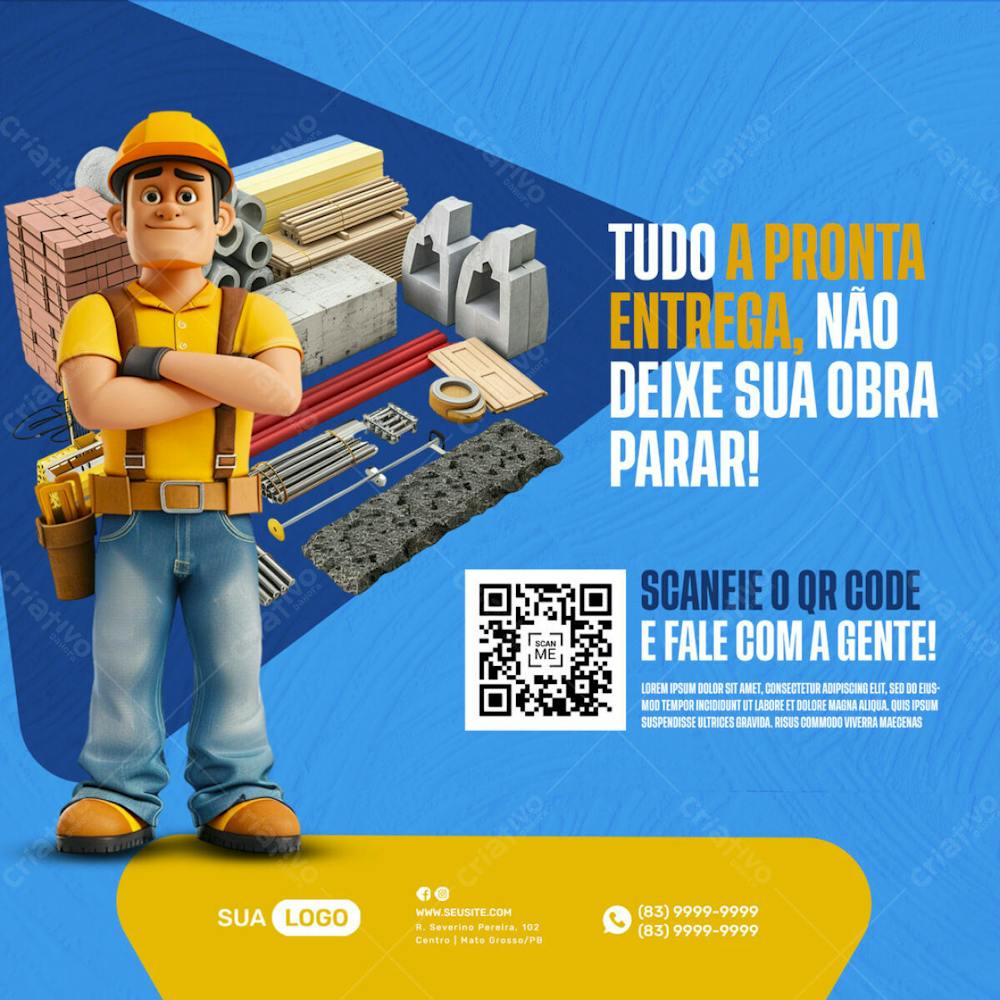 Material De Construção A Pronta Entrega