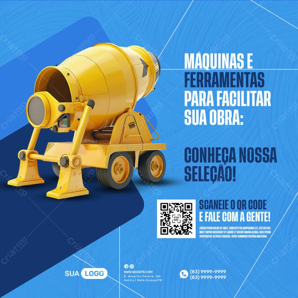 Material De Construção, Maquinas E Ferramentas