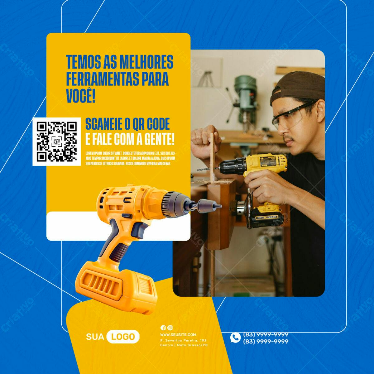 Flyer para Ferramentas PSD Editável