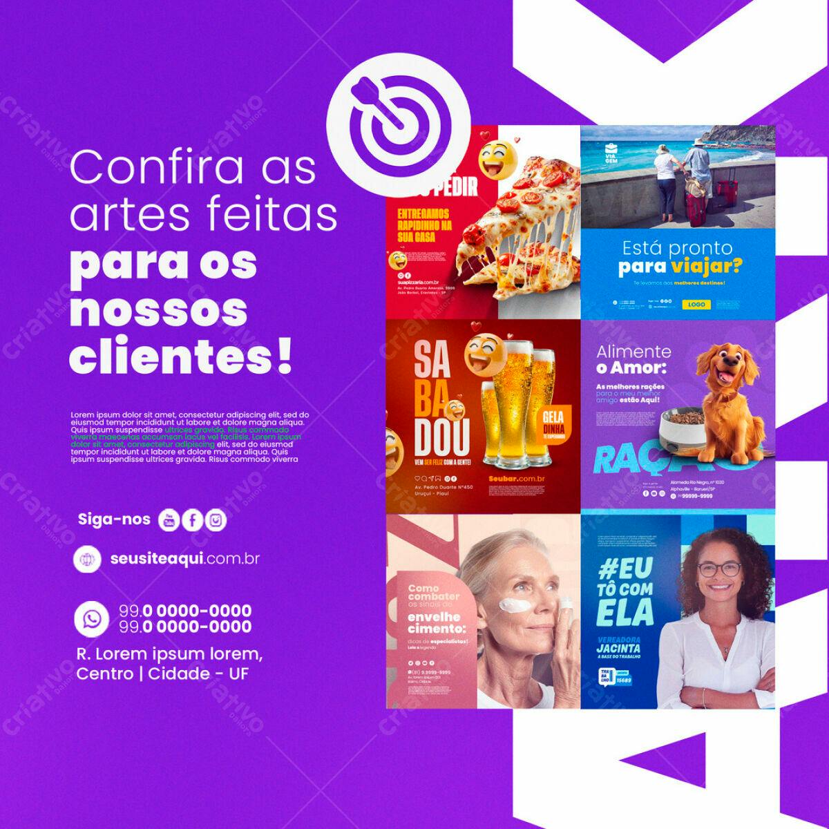 Kit Flyer Promoções Diversas PSD Editável