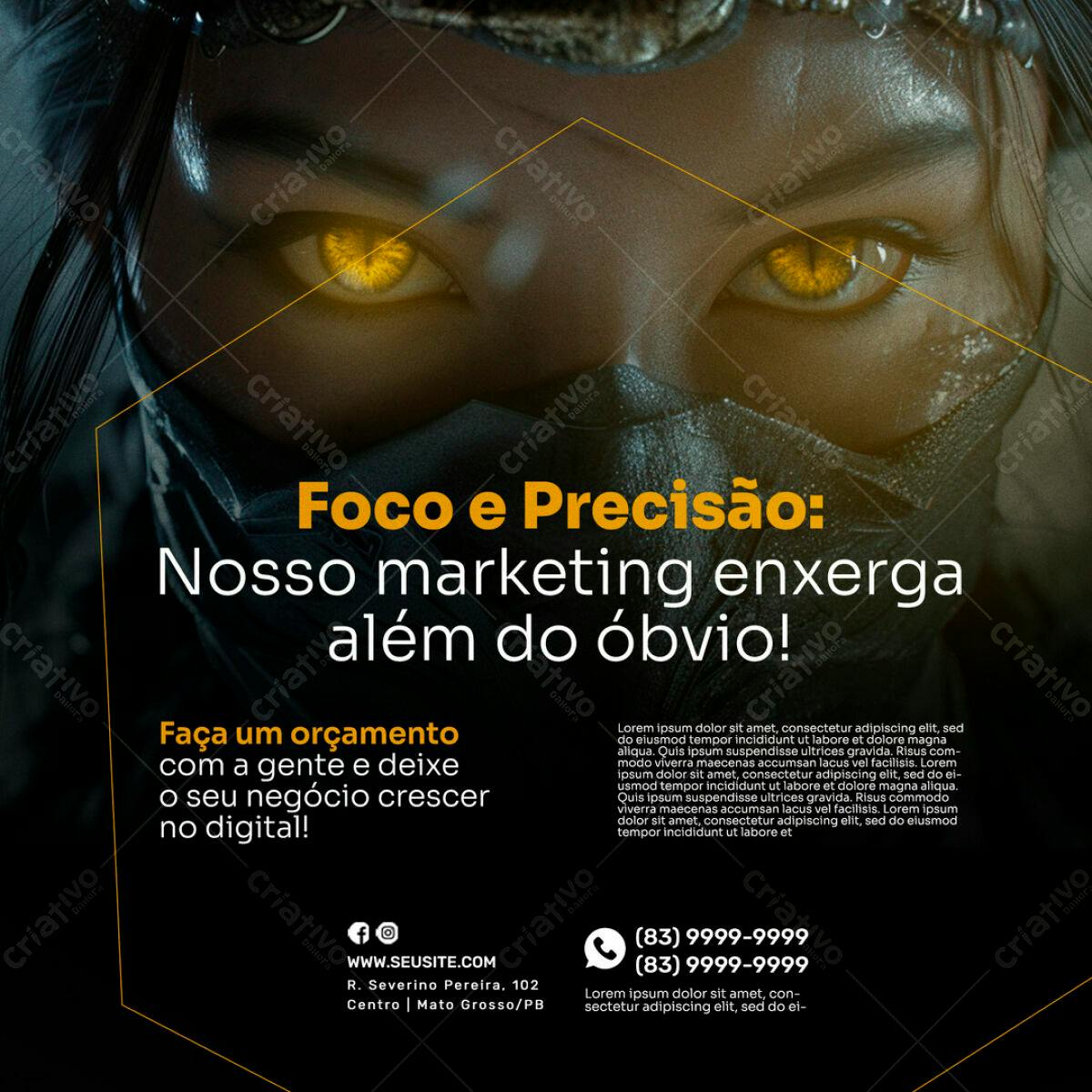 Flyer Marketing Digital PSD Editável