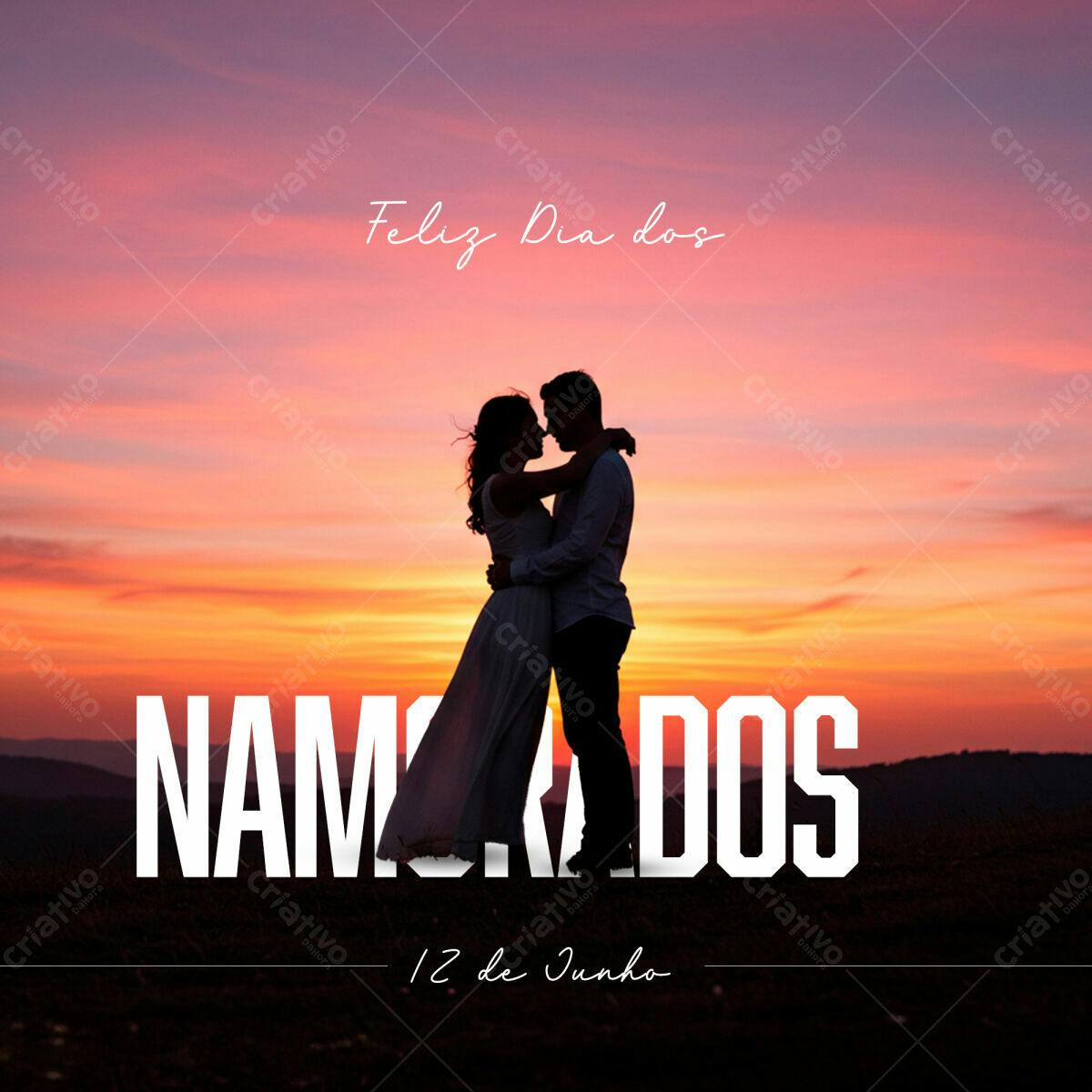 Post para o Dia dos Namorados PSD Editável