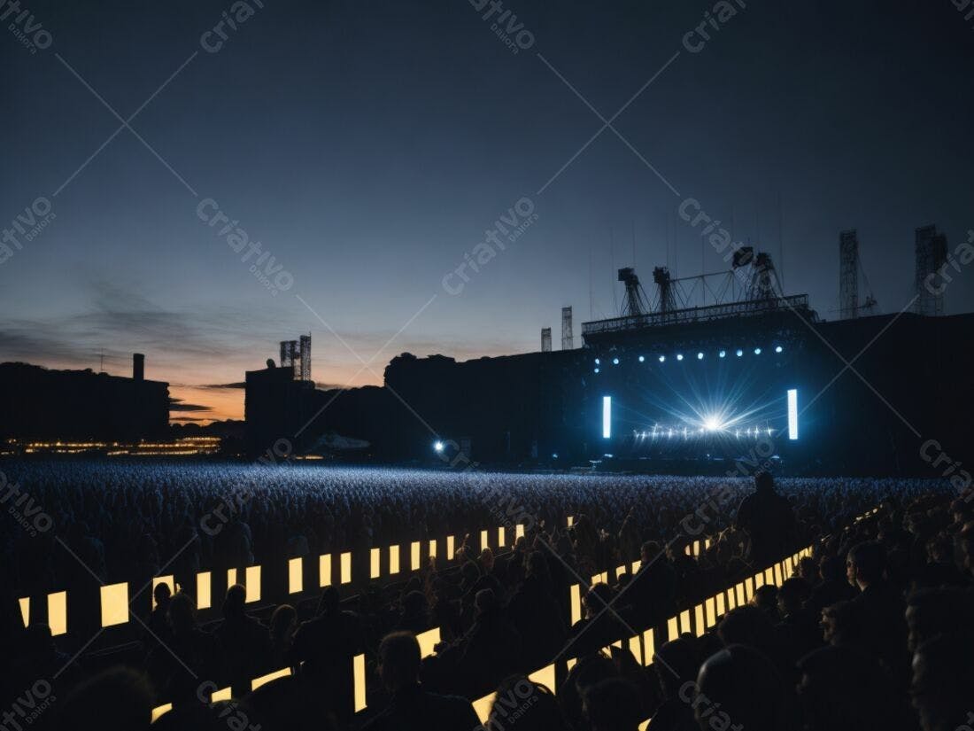 Show de música ao entardecer