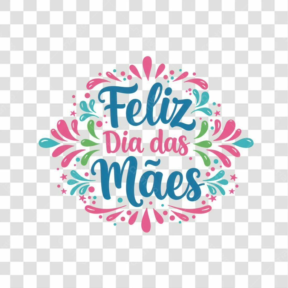 Post Instagram Feliz Dia das Mães PNG com fundo transparente