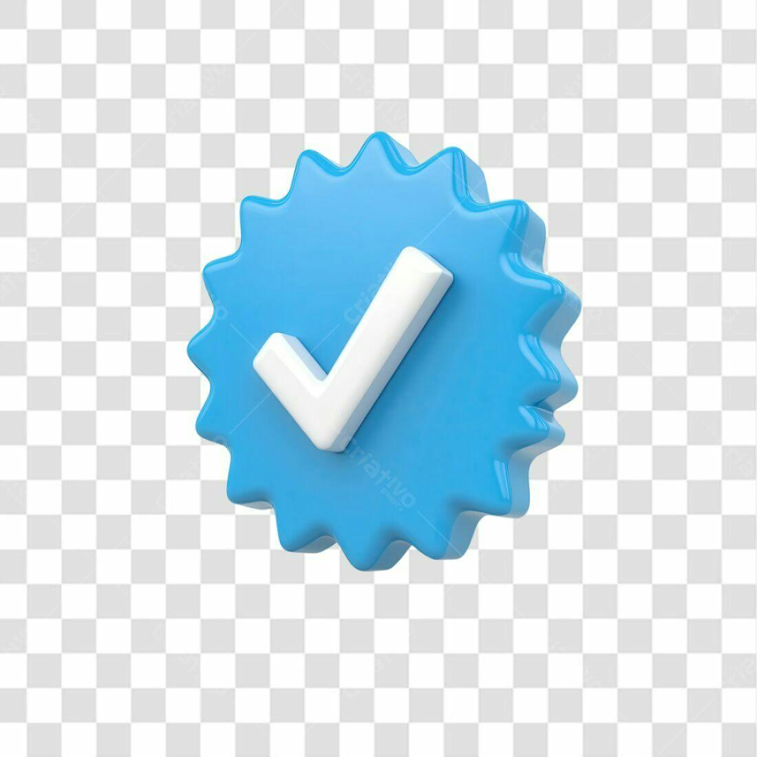 Logo PNG com fundo transparente ícone verificação