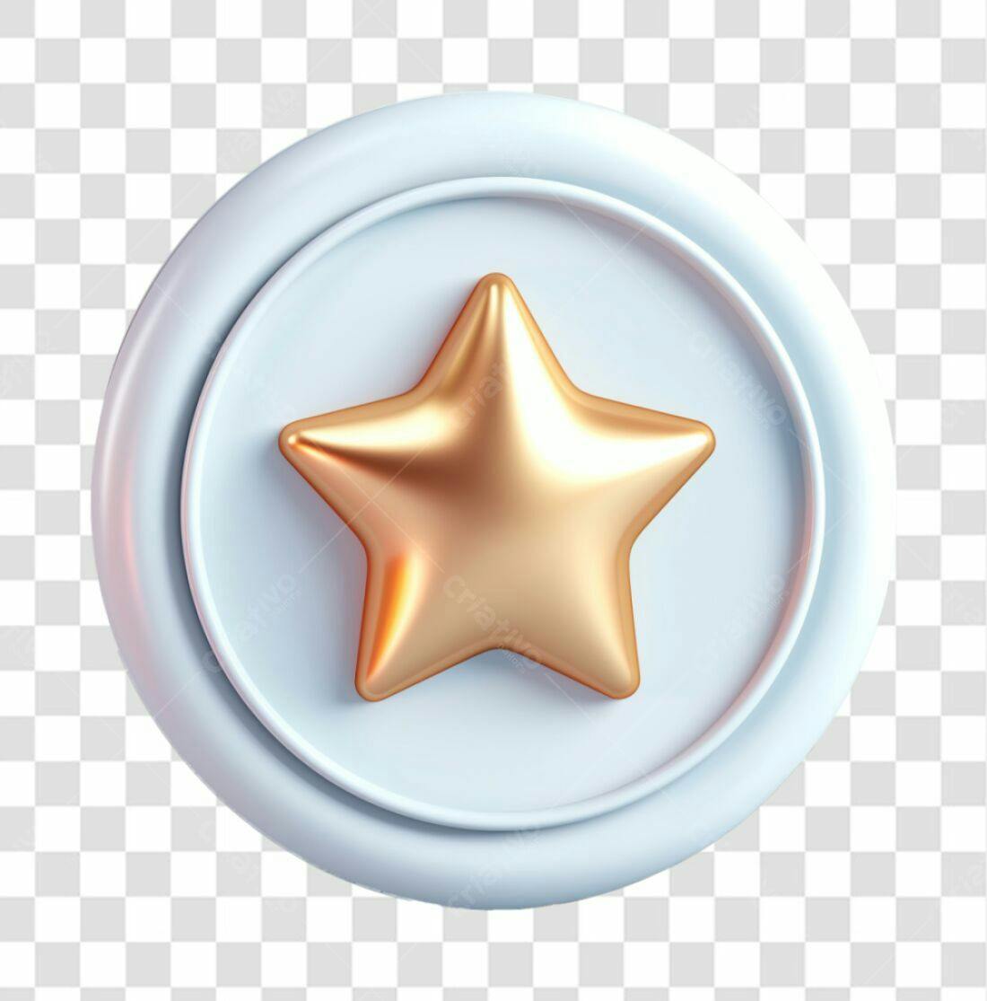 Ícone Estrela PNG com fundo transparente