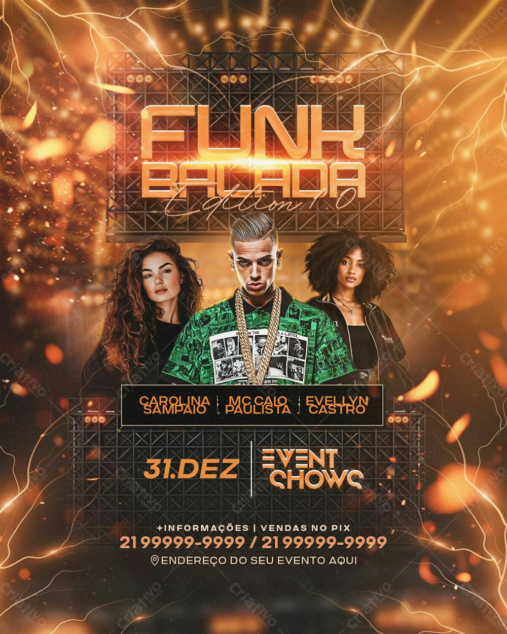 Flyer Evento Funk Balada Edition 1.0