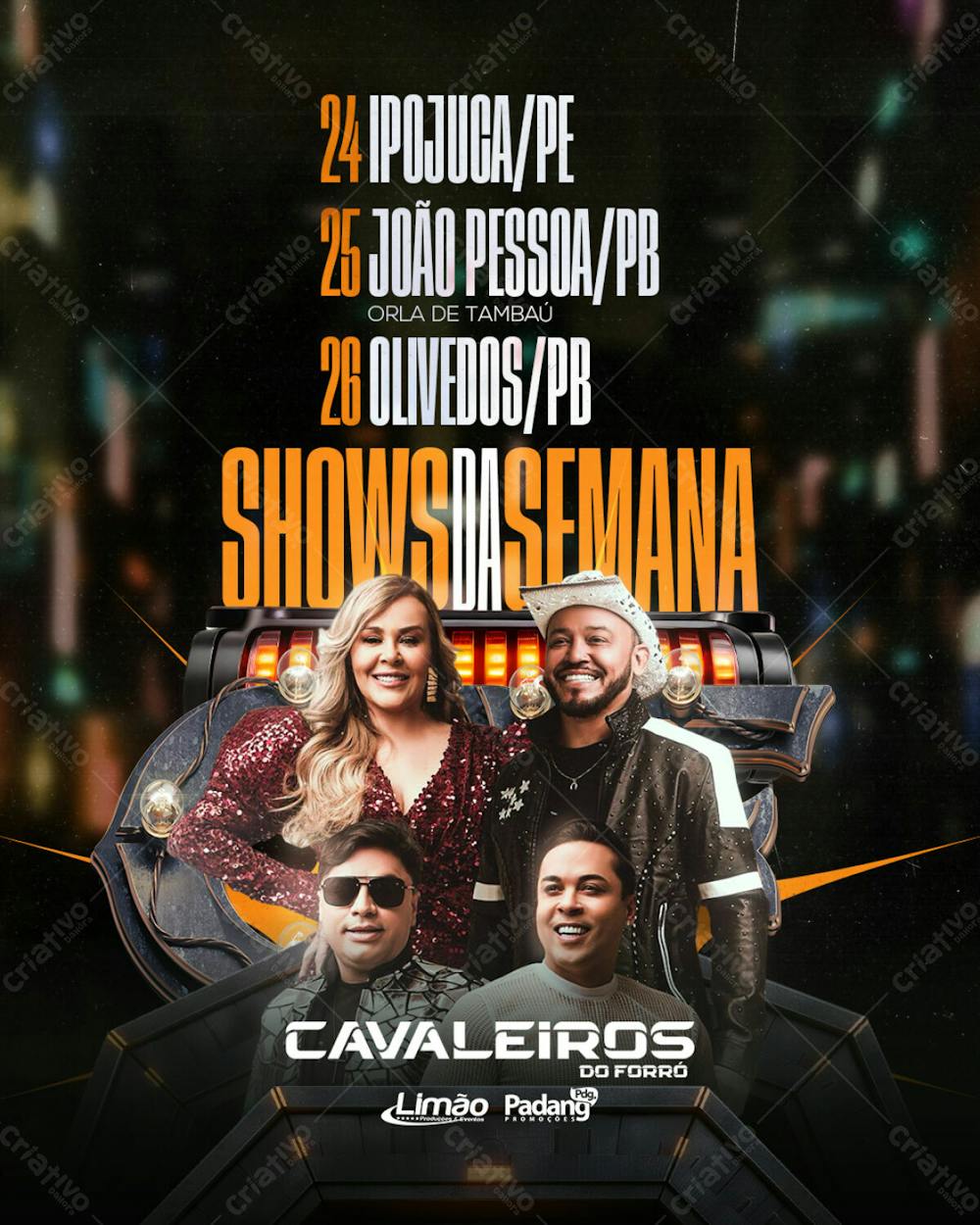 Shows da Semana - Cavaleiros do Forró