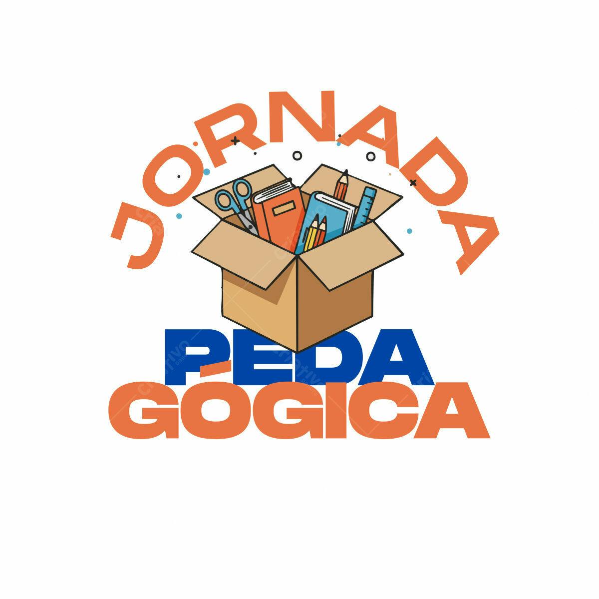 Logo Jornada Pedagógica PSD Editável