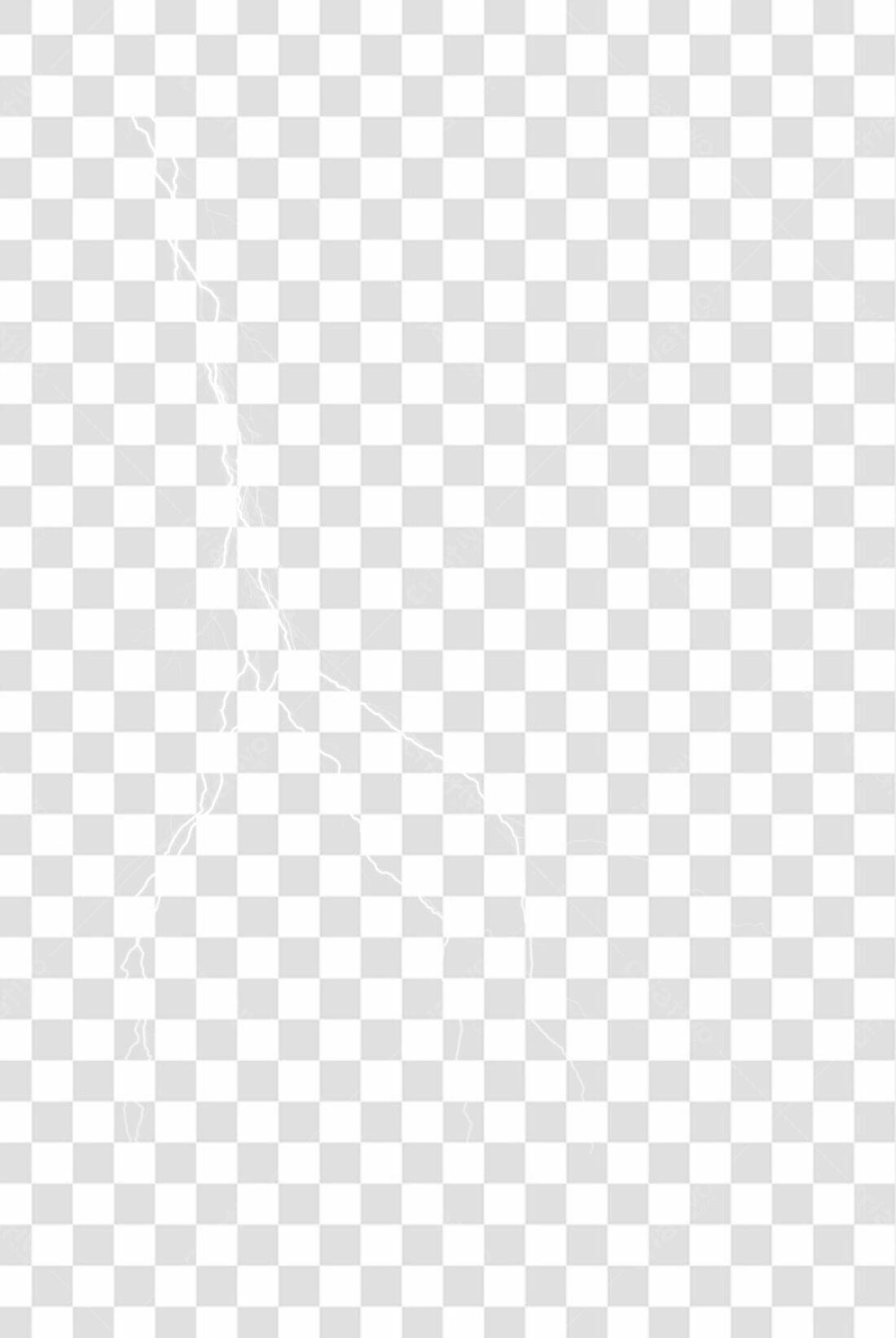 Elemento gráfico PNG de raio branco com fundo transparente