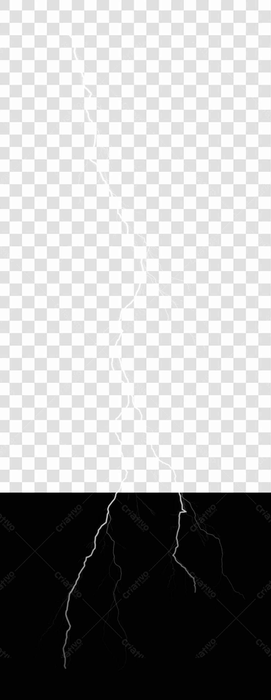 Banner PNG com fundo transparente Raio