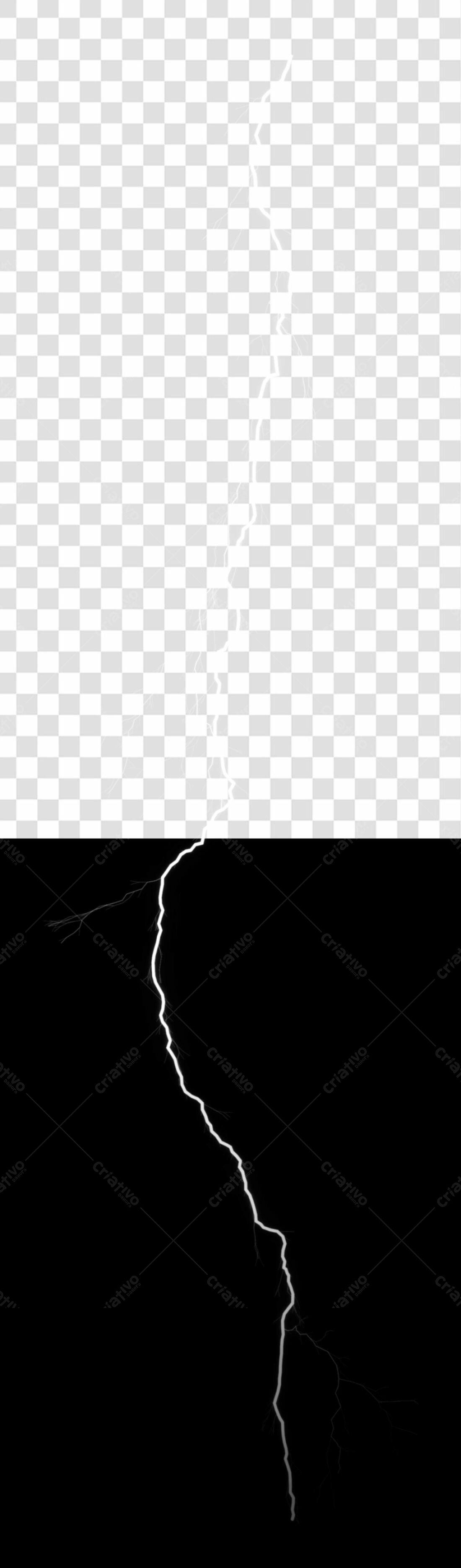 PNG Elemento gráfico Raio com fundo transparente