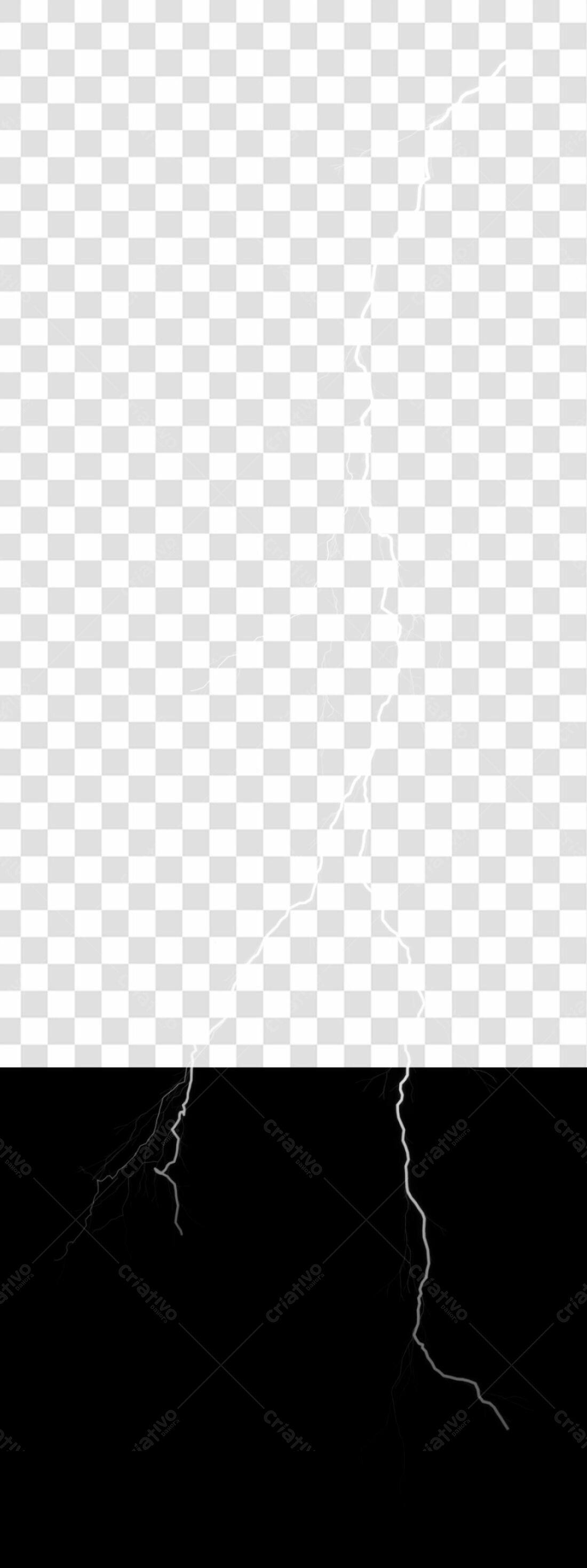 Banner PNG com fundo transparente Raio