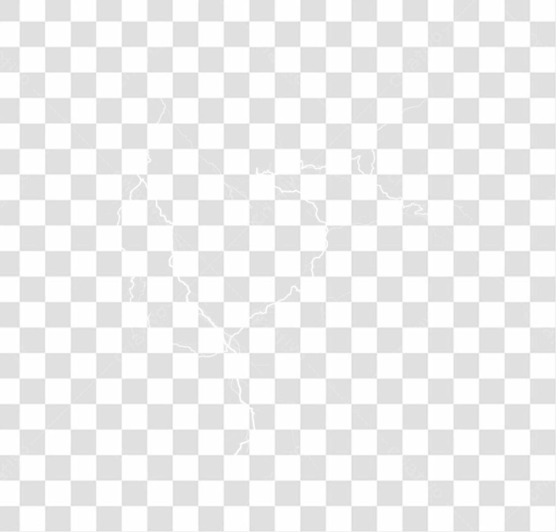 Elemento gráfico PNG com fundo transparente Raio