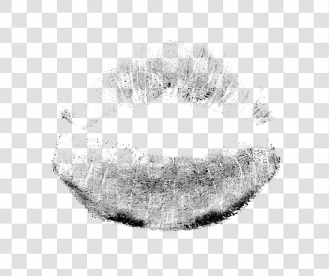 PNG Marca de Batom para Post Instagram com fundo transparente