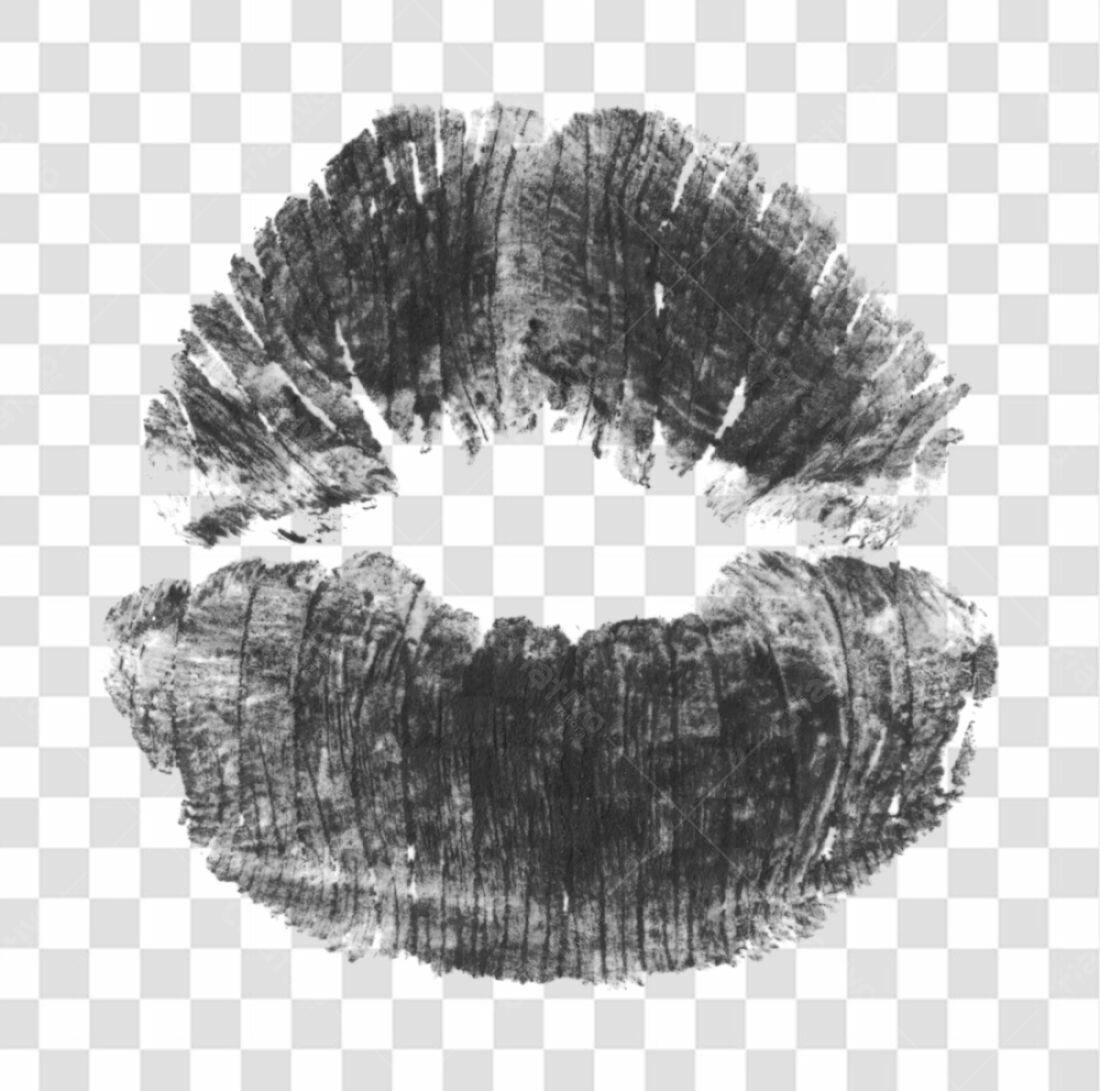 PNG Marca de Batom para Dia dos Namorados com fundo transparente