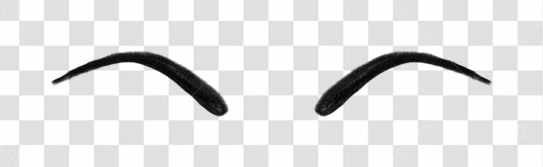 Elementos gráficos Sobrancelhas PNG com fundo transparente