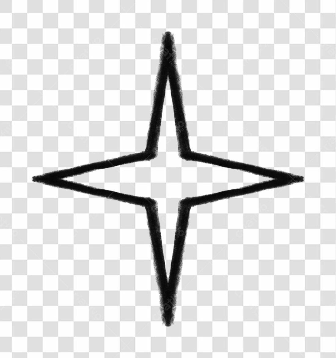 Ícone Estrela PNG com fundo transparente