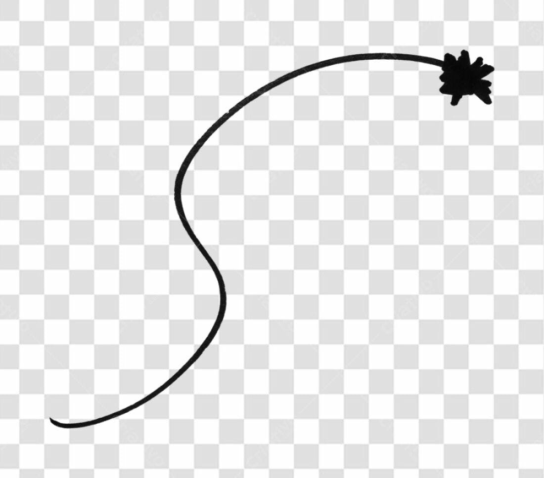 Elemento gráfico abstrato PNG com fundo transparente