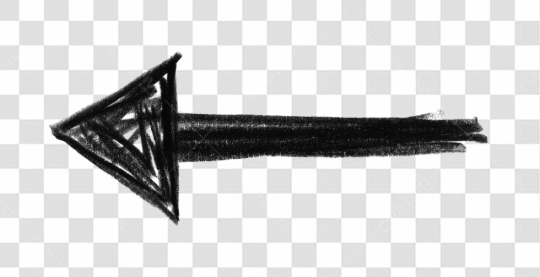 Banner Seta Preto PNG com fundo transparente